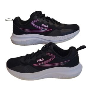 FILA Memory Primo Forza Running Shoe Lace Up Low Top Mesh Athletic Brand Logo